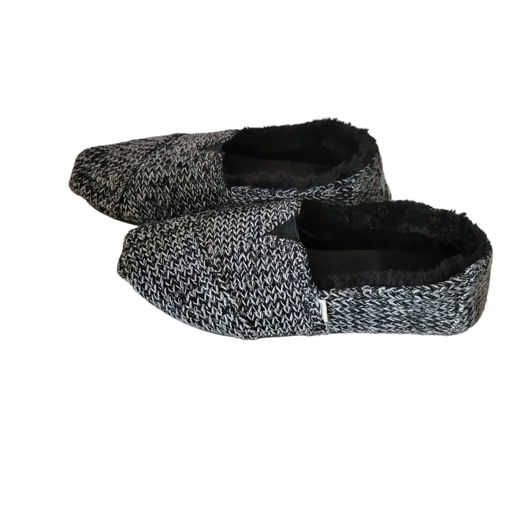 Toms Alpargata Sweater Knit Fleece Espadrilles